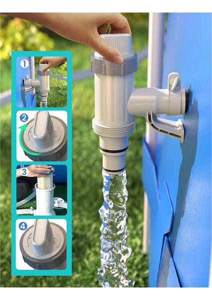 4x Havuz Hortum Adaptörü, Yüzme Havuzu Değiştirme Parçaları Havuz Hortum Braketi ve Piston Valfi Yüzde Yüzme Havuzu (Yurt Dışından) fiyatları