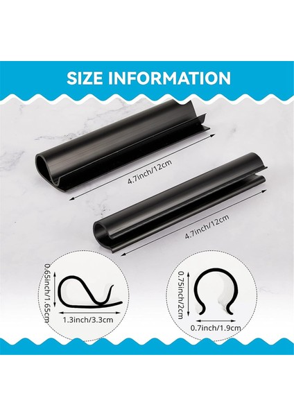 24 Adet Havuz Kapağı Klibi, Kış Yüzme Havuzu Kapak Klipleri Yer Kapağı Klipsleri Kış Havuzu Kapağınızı Güvence Altına Almak Için (Yurt Dışından) fiyatları