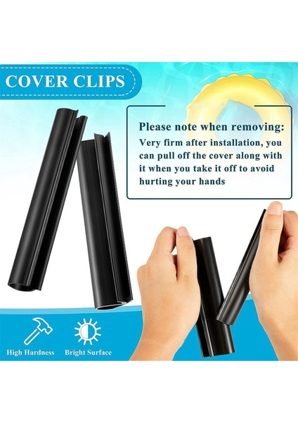 24 Adet Havuz Kapağı Klibi, Kış Yüzme Havuzu Kapak Klipleri Yer Kapağı Klipsleri Kış Havuzu Kapağınızı Güvence Altına Almak Için (Yurt Dışından) fırsatları