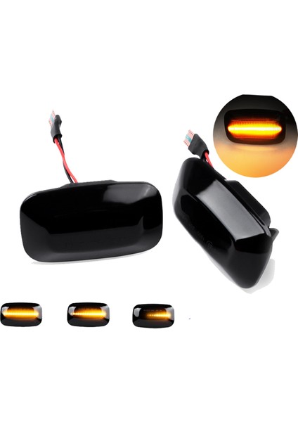 2x Araç Dinamik LED Işaretleyici Işık Dönüş Sinyali Toyota Land Cruiser 70 80 100 Serisi Için (Yurt Dışından) fiyatları