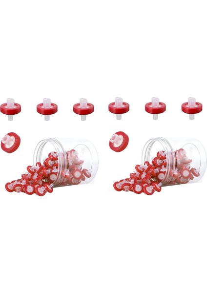 200 Adet Şırınga Filtreleri Ptfe Hidrofobik 0.22UM Membran 13MM Gözenek Filtrasyonu Steril Olmayan Şırınga Laboratuvar Filtreleri (Yurt Dışından)