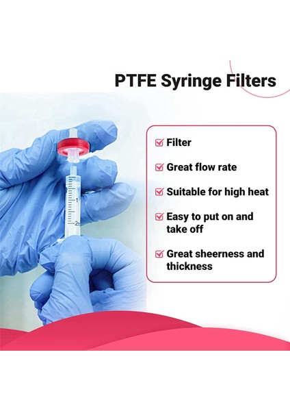 200 Adet Şırınga Filtreleri Ptfe Hidrofobik 0.22UM Membran 13MM Gözenek Filtrasyonu Steril Olmayan Şırınga Laboratuvar Filtreleri (Yurt Dışından) indirimleri