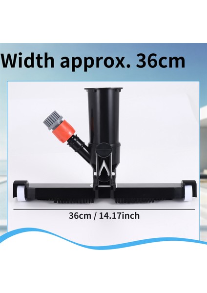 Yüzme Havuzu Vakum Kafa Aksesuarları Çanta, 14 Inç Genişliğinde Vakum Temizleyici Temizleme Malzemeleri Havuz Kaplıcaları Göletleri Küvet (Yurt Dışından) indirimleri