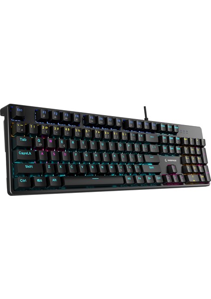 Kb-Mk2 Nimbus Red Switch Rainbow Aydınlatmalı Anti-Ghosting Mekanik Klavye Gaming Oyuncu Klavyesi