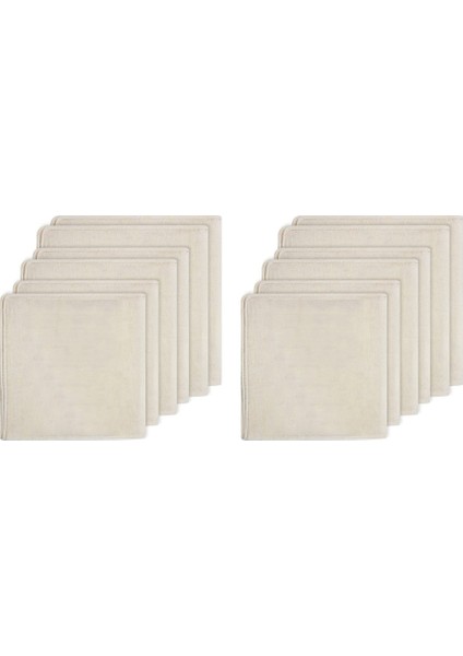 12 Paket Cheeseclothes, Ahit Edilmemiş Saf Pamuk Muslin Giysileri Yumuşak Kare Peynir Kıyafetleri Yemek, Süzme, Pişirme (Yurt Dışından)