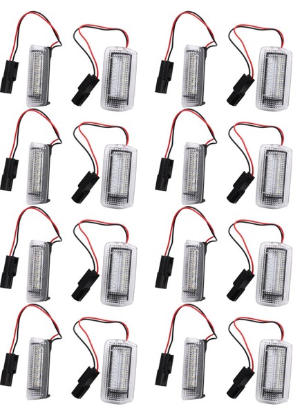 16X Beyaz Kırmızı Araba LED Kapı Toyota Için Nezaket Işığı Dilek Prius Camry Alphard Isis Lexus Için IS250 RX350 (Yurt Dışından)
