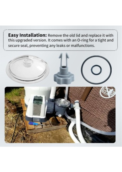 Intex SF80110-1 Havuz Yaprak Tuzağı Kapağı Kapak Kum Filtre Pompası O-Ring Valf Yüzme Havuzu Temizlik Kapağı Kapağı (Yurt Dışından) fiyatları