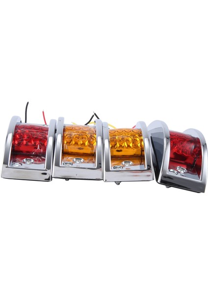 12V LED Yan Işıklar Köprü Sinyal Işıkları Yan Işıklar Dönüş Sinyalleri Kontur Işıkları Evrensel (Yurt Dışından) fiyatları