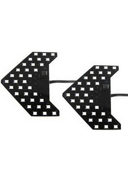 2pcs Kırmızı 33 Smd Sıralı LED Oklar Araba Yan Ayna Dönüş Sinyal Işıkları (Yurt Dışından)