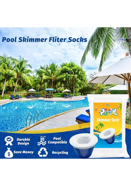 Yüzme Havuzu Filtre Çorapları, Havuz Sıyırıcı Filtre Çorapları, Havuz Temizleme Filtresi Çorapları Yüzme Için (40 Paket) (Yurt Dışından) fırsatları