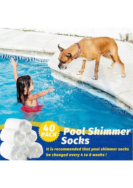 Yüzme Havuzu Filtre Çorapları, Havuz Sıyırıcı Filtre Çorapları, Havuz Temizleme Filtresi Çorapları Yüzme Için (40 Paket) (Yurt Dışından) indirimleri