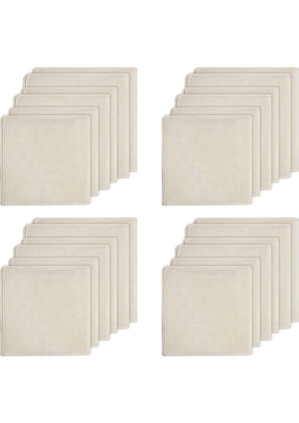 24 Paket Cheeseclothes, Ahit Edilmemiş Saf Pamuk Muslin Giysileri Yumuşak Kare Peynir Kıyafetleri Yemek, Süzme, Pişirme (Yurt Dışından)