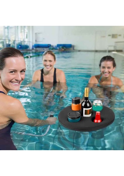 Yüzen Havuz Kupası Tutucu Havuz Içecek Şamandıra Havuz Partileri Için Yüzen Tepsisi Plaj Spa Sıcak Küvet Yüzen Aracı (Yurt Dışından) indirimleri