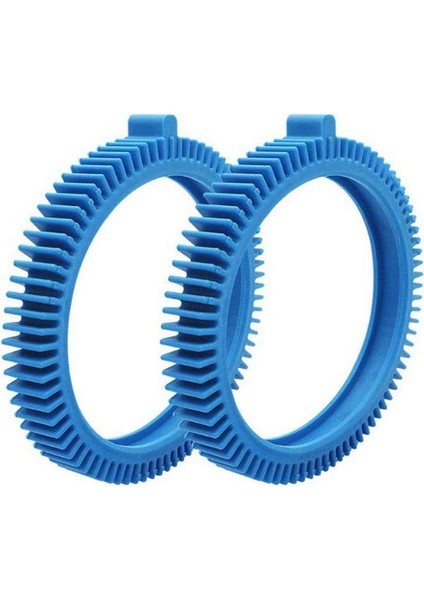 2pcs/set 896584000-143 Süper Kamarlı Mavi Ön Lastik Kiti 2x 4x Basınçlı Tekerlekler Havuz Temizleyicisi Için Phoenix Için (Yurt Dışından)