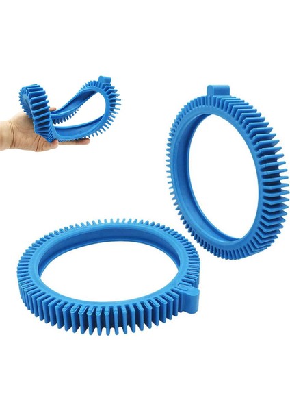 2pcs/set 896584000-143 Süper Kamarlı Mavi Ön Lastik Kiti 2x 4x Basınçlı Tekerlekler Havuz Temizleyicisi Için Phoenix Için (Yurt Dışından) fırsatları
