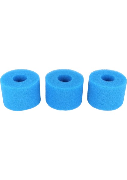 Intex Pure Spa Için 3 Adet Yeniden Kullanılabilir/yıkanabilir Köpük Sıcak Küvet Filtre Kartuşu S1 Tipi (Yurt Dışından)