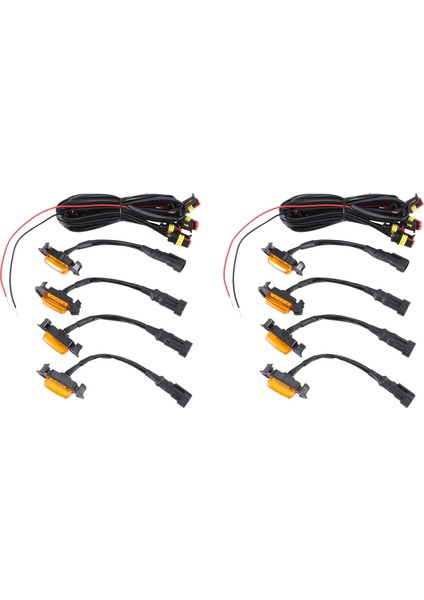 Toyota Tacoma Trd Grill 2016-2018 Için 8x Grille Amber LED Işık Kiti (Yurt Dışından)