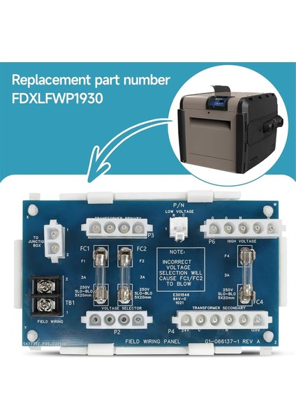 Hayward Universal H Serisi Havuz Isıtıcı Fd Alan Kablo Paneli Değiştirme Kiti (H150&#39;DEN H500&#39;E) Için FDXLFWP1930 (Yurt Dışından) modelleri