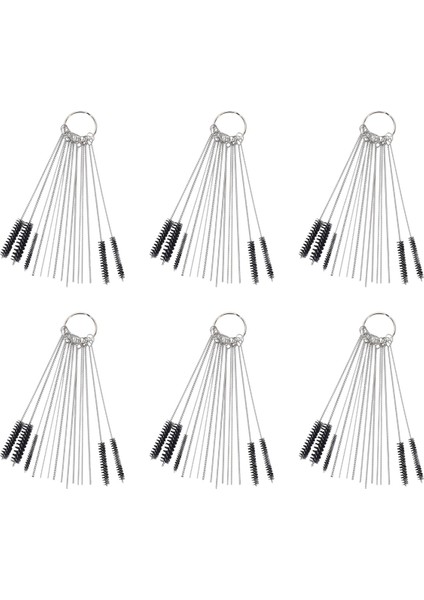 Karbüratör Karbon Kir Jeti Temizleyici Aracı Kiti 60X Temizlik Iğneleri 30X Fırçalar (Yurt Dışından)