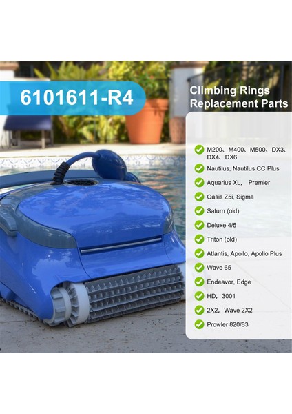 Otomatik Havuz Temizleyici Yedek Parçaları Kit - Maytronics Dolphin Nautilus cc Plus Için 9985006 -R2 Zamanlama Pisti (Yurt Dışından) fırsatları