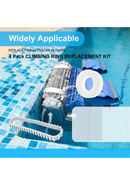 Otomatik Havuz Temizleyici Yedek Parçaları Kit - Maytronics Dolphin Nautilus cc Plus Için 9985006 -R2 Zamanlama Pisti (Yurt Dışından) indirimleri