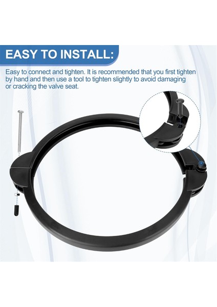 SF90110-1 Havuz Filtre Kelepçesi Intex 10 Inç Kum Filtre Pompası, Kum Filtre Valfi Kelepçesi Kum Filtre Değiştirme (Yurt Dışından) fırsatları