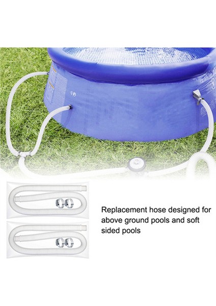 Çapın Kurulumu Kolay Aksesuar Havuz Pompası Değiştirme Hortumu - Intex Modelleri Için 59INCH Uzun 300/330/530/1000 (Yurt Dışından) modelleri