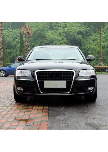 Audi A8 D3 2005-2010 Için Ön Far Lens Kapağı Şeffaf Abajur Far Kapağı Kabuğu 4E0941003BE 4E0941003BF (Yurt Dışından) indirimleri