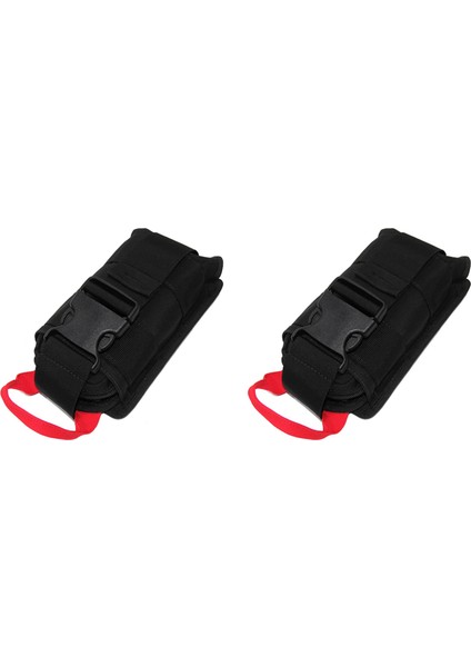 2x Tüplü Dalış Yedek 10LBS 4kg Ağırlık Trim Cep Çantası Teknik Dalış Sidemount Bcd (Yurt Dışından)