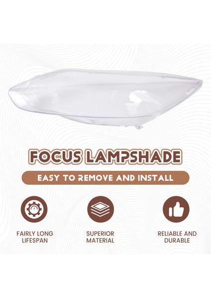 Araba Ön Sol Far Lambası Lamba Koruyucu Trim Ford Focus 2012-2015 (Yurt Dışından) fırsatları