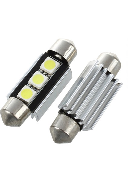 8x Smd LED Festoon 39 mm Canbus C5W 12V 3 Güç Smd Plakası ve Okuma Işığı - Bmw 3 Serisi 5 Serisi Beyaz (Yurt Dışından) fırsatları