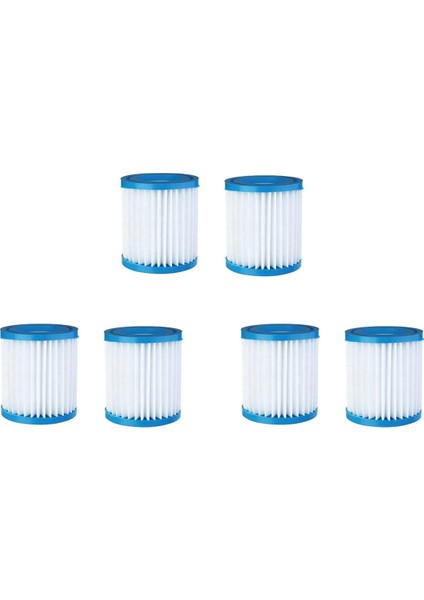 6pcs Havuz Filtre Kartuşları Tip H Yedek Yüzme Havuzu Filtresi Havuz Filtresi Pompası Temizleyici (Yurt Dışından)