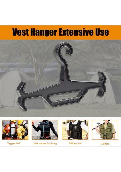Vest Wetsuit Askı Için Ağır Hizmet Askı, Hayatta Kalma Ekipmanı Depolama Organizatörü Siyah 6pcs (Yurt Dışından) modelleri