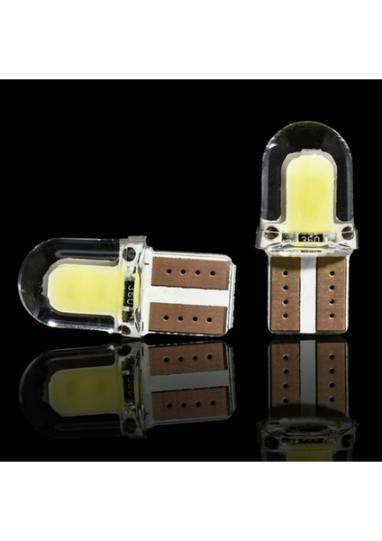 20PC LED T10 W5W Cob Smd Canbus Silika Parlak Beyaz Lisans Ampul (Yurt Dışından)