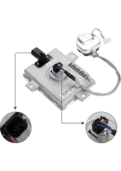 W3T10471 X6T02991 33119-S0K-A10 Xenon, Acura Tl Tsx Honda S2000 Accord Mazda 3 5 Mitsubishi Grandis Için Işirici ve D2S Ampulü ile Far Balastını Hid Far Balastını (Yurt Dışından) modelleri