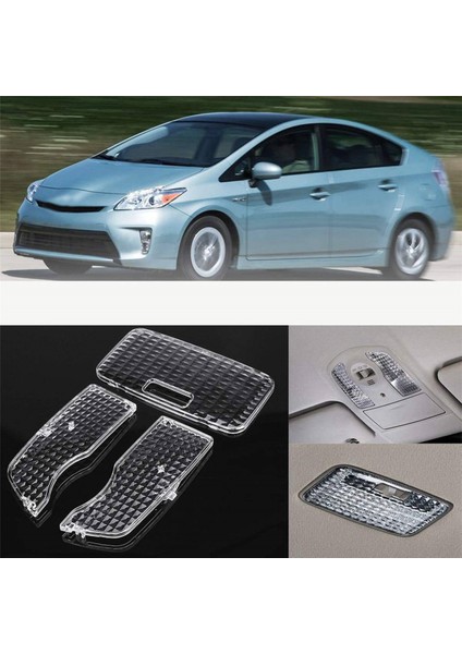 6pcs Araba Kristal Berraklığında Iç Harita Toyota Prius Için Işık Okuma Işık Kapağı 2010 - 2015 (Yurt Dışından) fırsatları