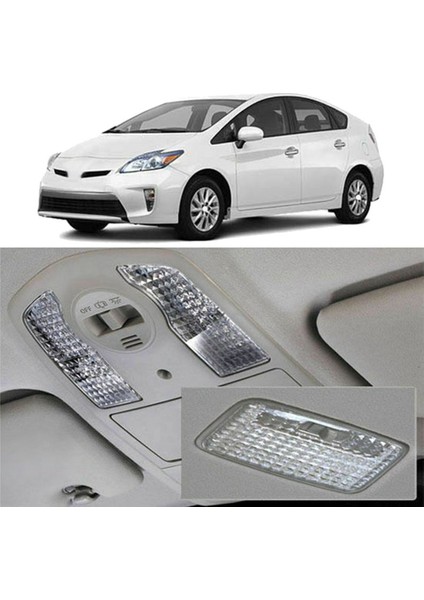 6pcs Araba Kristal Berraklığında Iç Harita Toyota Prius Için Işık Okuma Işık Kapağı 2010 - 2015 (Yurt Dışından) indirimleri