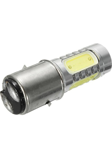 2x 12V BA20D H6 4 Cob LED Beyaz Ampul Işığı Motosiklet Bisikleti Moped Atv Far (Yurt Dışından) fırsatları