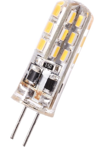 4x G4 LED Spot Ampul Lambası 1.5W 24 Smd 3014 Sıcak Beyaz 12V Dc (Yurt Dışından) modelleri