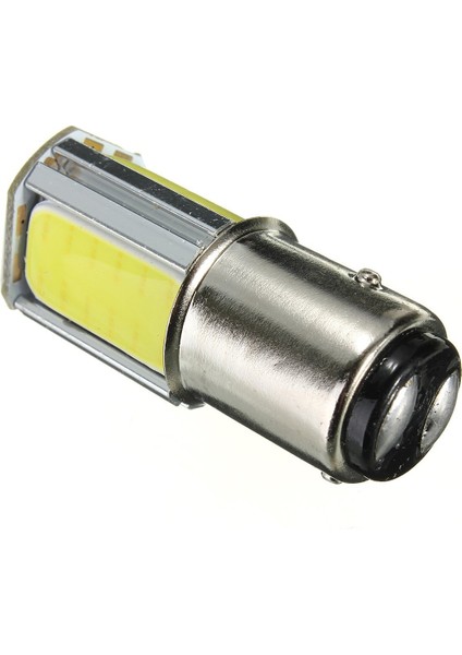 2 x 1157 BAY15D Cob Cob Park Otopark Işığı Freni Işığı Yanıp Sönen Tail Işık Dc 12V Beyaz (Yurt Dışından)