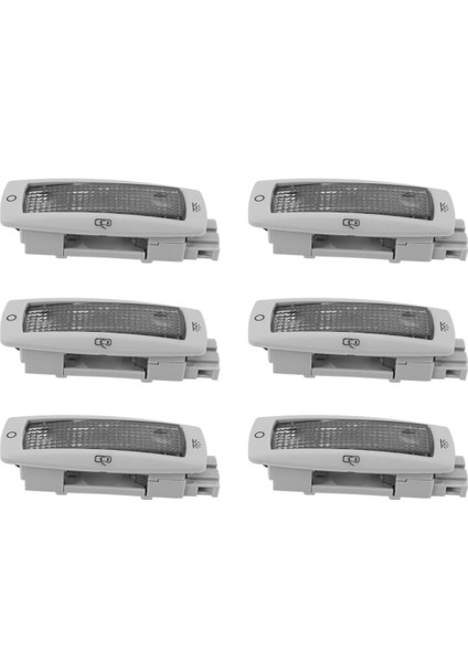6x Araba Harita Dome Light 3B0947291 B Volkswagen Golf Passat Tiguan Caddy Skoda Gray (Yurt Dışından)