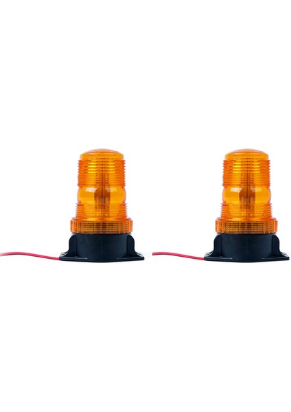 2x Forklift 30 LED Beacon Light Flaş Lambası Tehlike Acil Durum Yanıp Sönen Uyarı Amber (Yurt Dışından)