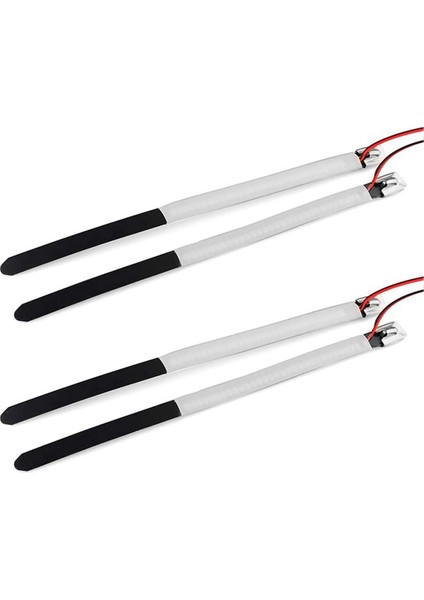 Evrensel Motosiklet Çatal LED Turn Sinyal Şerit Işıkları Kiti 45-70MM Çatal, 4pcs Amber (Yurt Dışından)