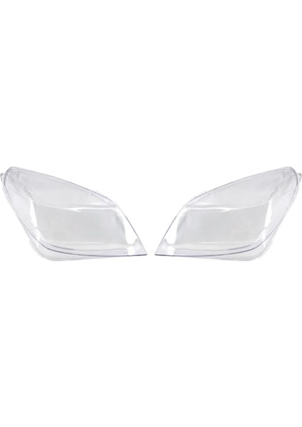 1 Çift Araba Far Lens Kapağı Kafası Işık Abajur Opel Astra Için Ön Işık Kabuğu H 2004 2005 2006 2007 2008 2009 (Yurt Dışından)
