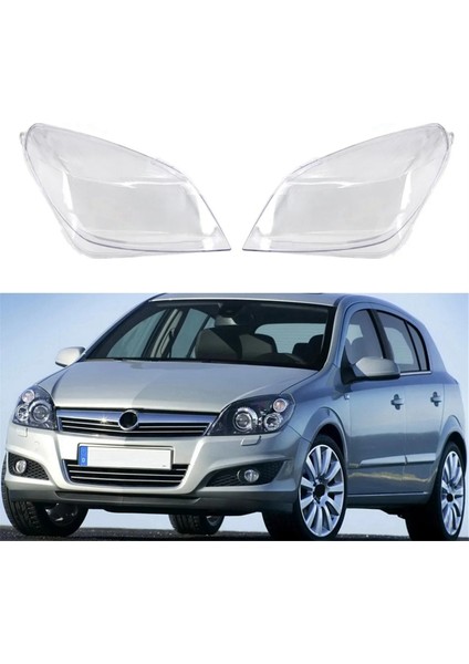 1 Çift Araba Far Lens Kapağı Kafası Işık Abajur Opel Astra Için Ön Işık Kabuğu H 2004 2005 2006 2007 2008 2009 (Yurt Dışından) fiyatları