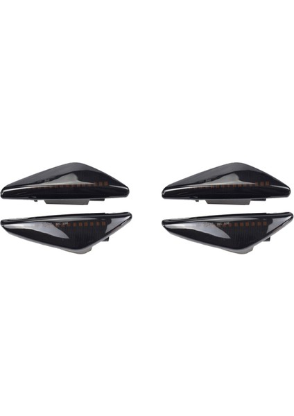 4pcs Füme Araba Dinamik LED Yan Işaretleyici Dönüş Sinyali Işığı Bmw X3 F25 X5 E70 X6 E71 E72 2008-2014 (Yurt Dışından)