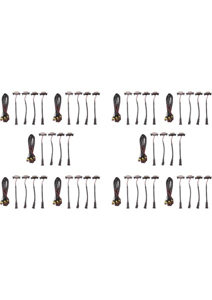 2016-2021 Için 40X Toyota Tacoma Trd Pro / 2019-2021 Rav4 LED Front Grille Füme Amber Işık Gündüz Işık Lambası (Yurt Dışından)