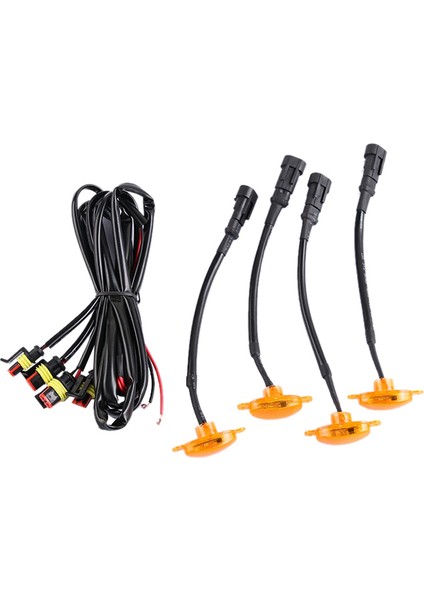 12X [fiş ve Oynat] Araba LED Ön Izgara Füme Amber Işık Gündüz Koşu Işıkları Lamba (Yurt Dışından) modelleri