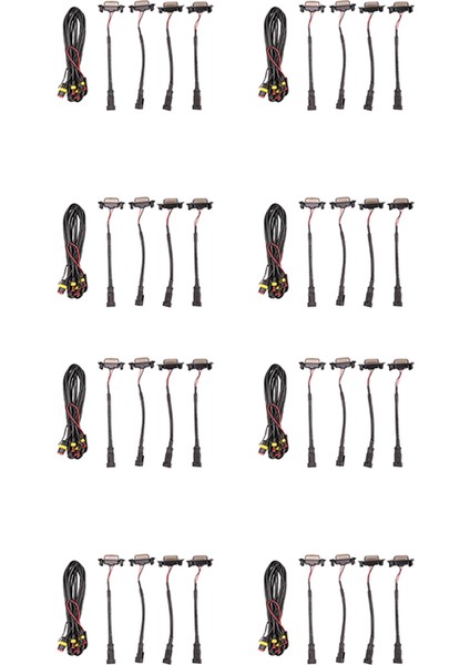 2016-2021 Için 32X Toyota Tacoma Trd Pro / 2019-2021 Rav4 LED Front Grille Füme Amber Işık Gündüz Işık Lambası (Yurt Dışından)