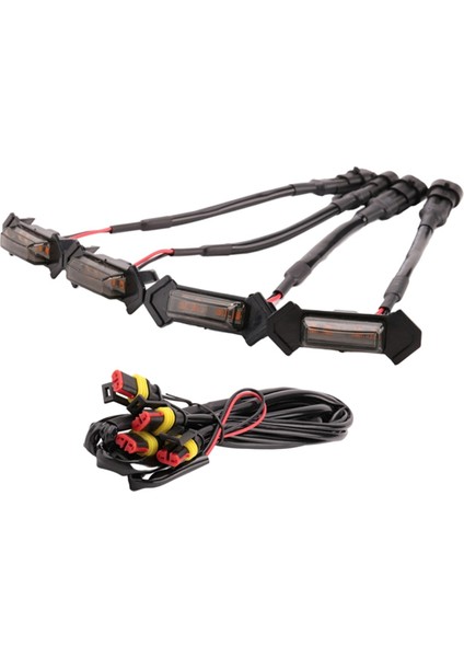 2016-2021 Için 32X Toyota Tacoma Trd Pro / 2019-2021 Rav4 LED Front Grille Füme Amber Işık Gündüz Işık Lambası (Yurt Dışından) modelleri